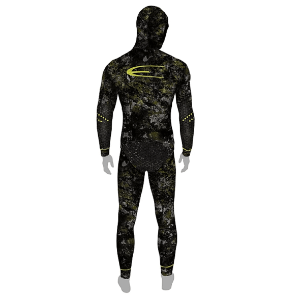 Epsealon Tactical Stealth wetsuit back