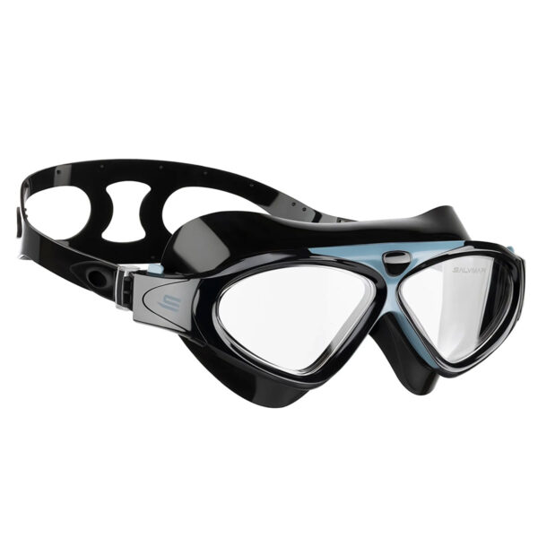 Salvimar black swimming goggles - side view